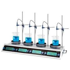 Máy khuấy từ gia nhiệt 4 vị trí Wiggens WH420R-L